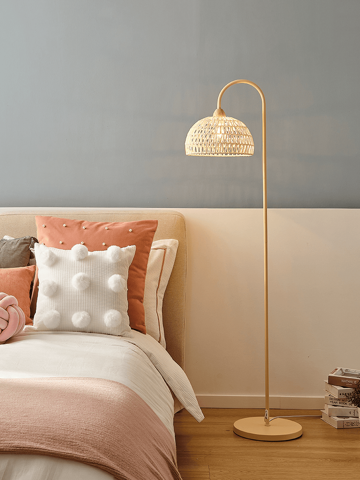 Tor Minimalistische Stehleuchte Beige