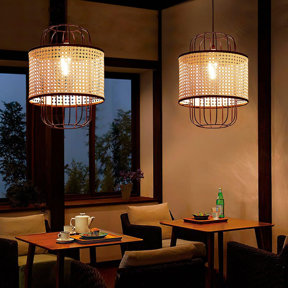 Lven Premium Art Rattan Pendelleuchte