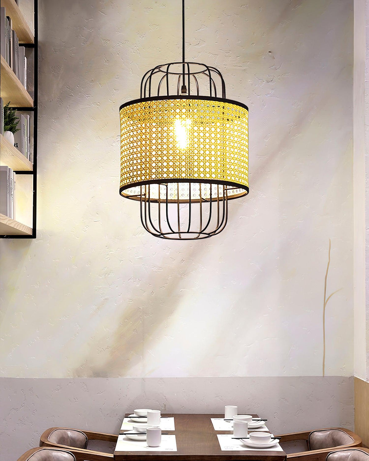 Lven Premium Art Rattan Pendelleuchte