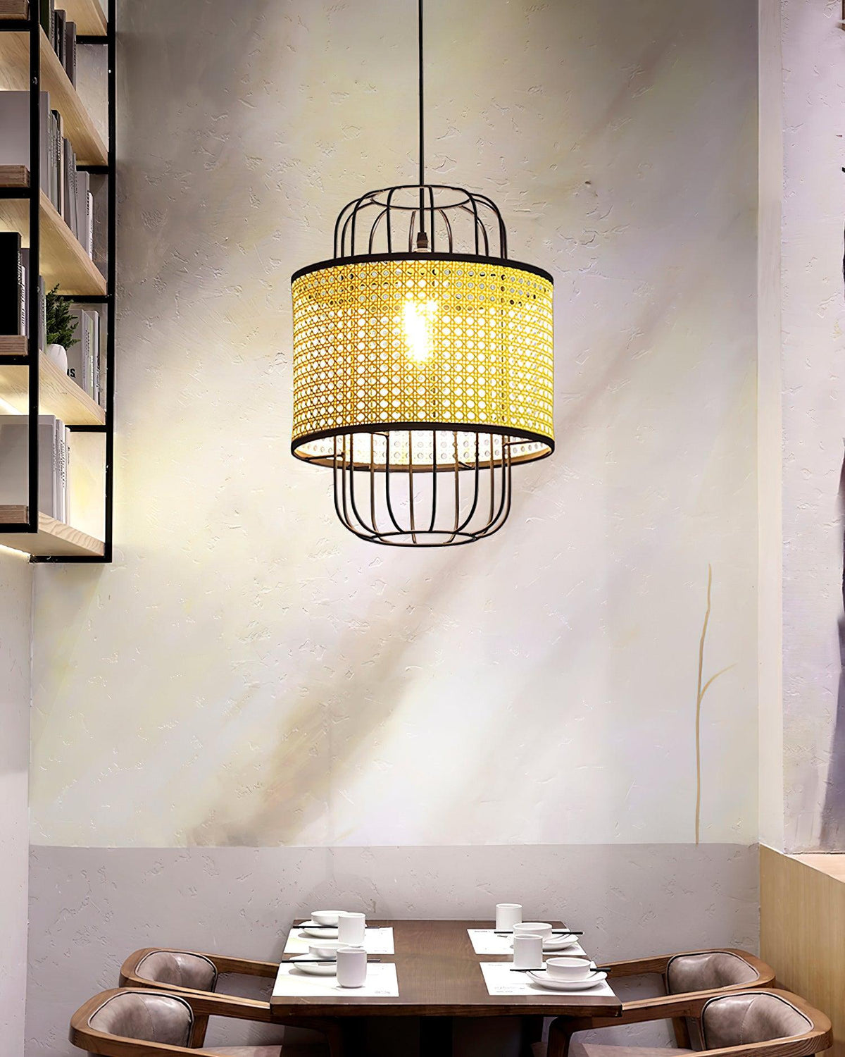 Lven Premium Art Rattan Pendelleuchte