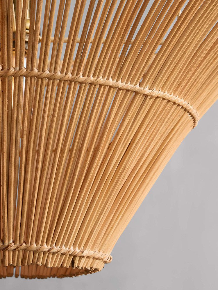 Rattan-Pendelleuchte
