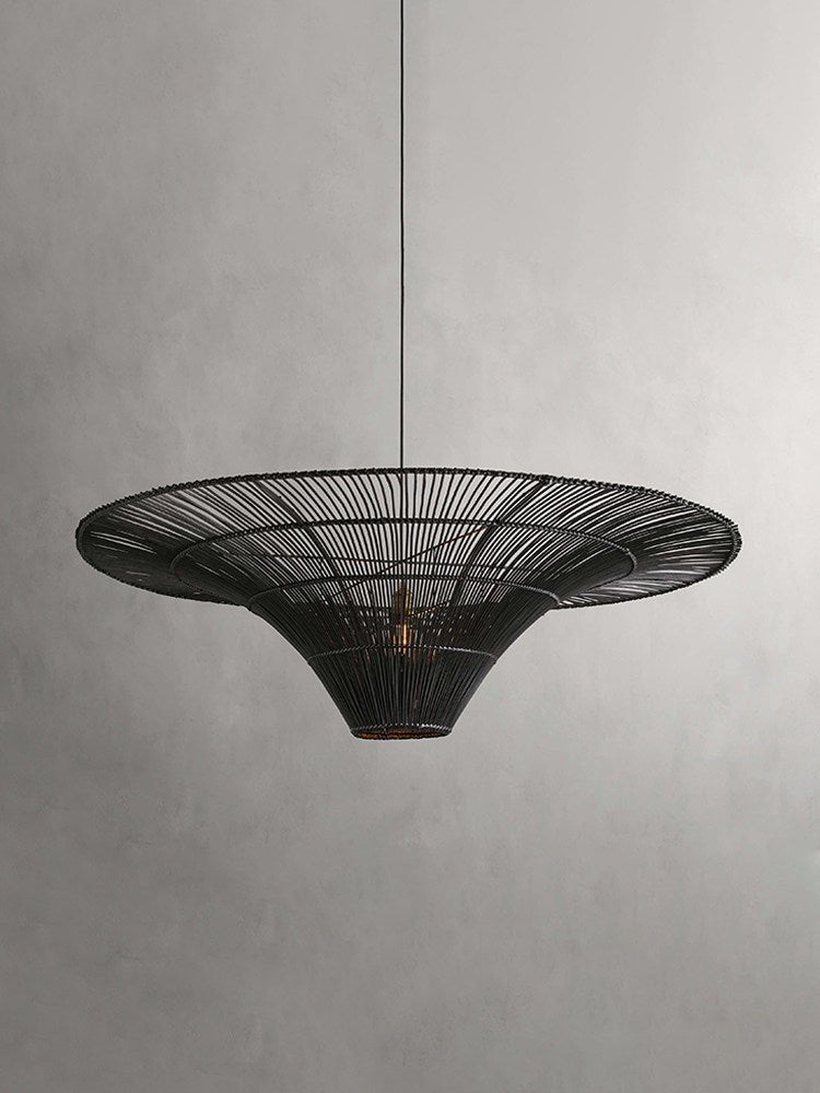 Rattan-Pendelleuchte