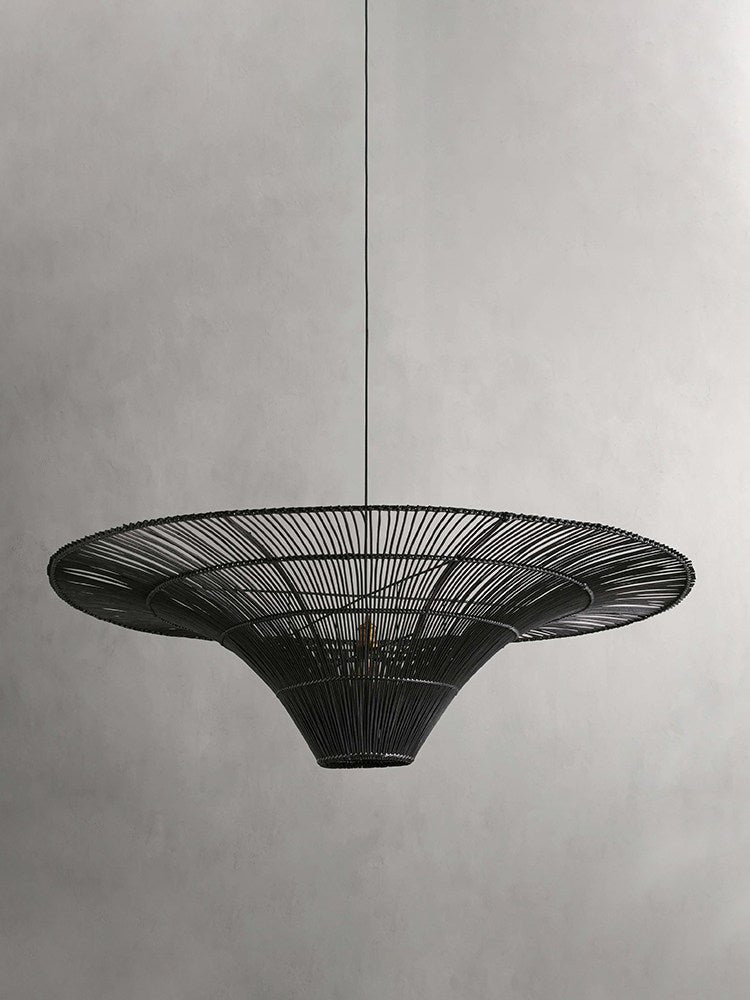 Rattan-Pendelleuchte
