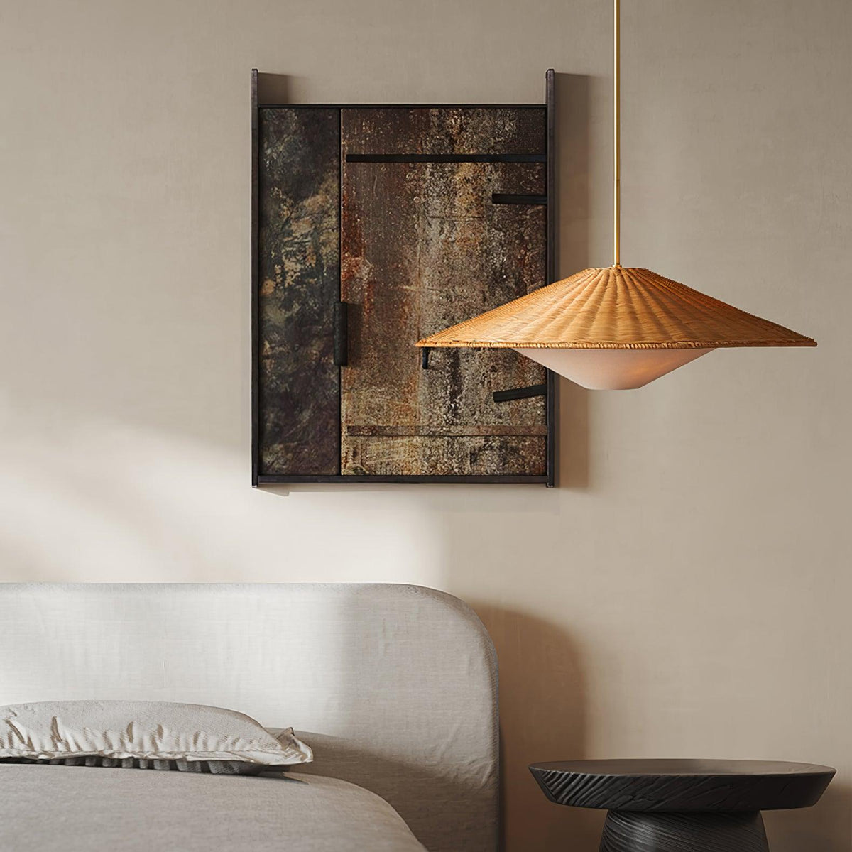 Kocan Rattan minimalistische Pendelleuchte