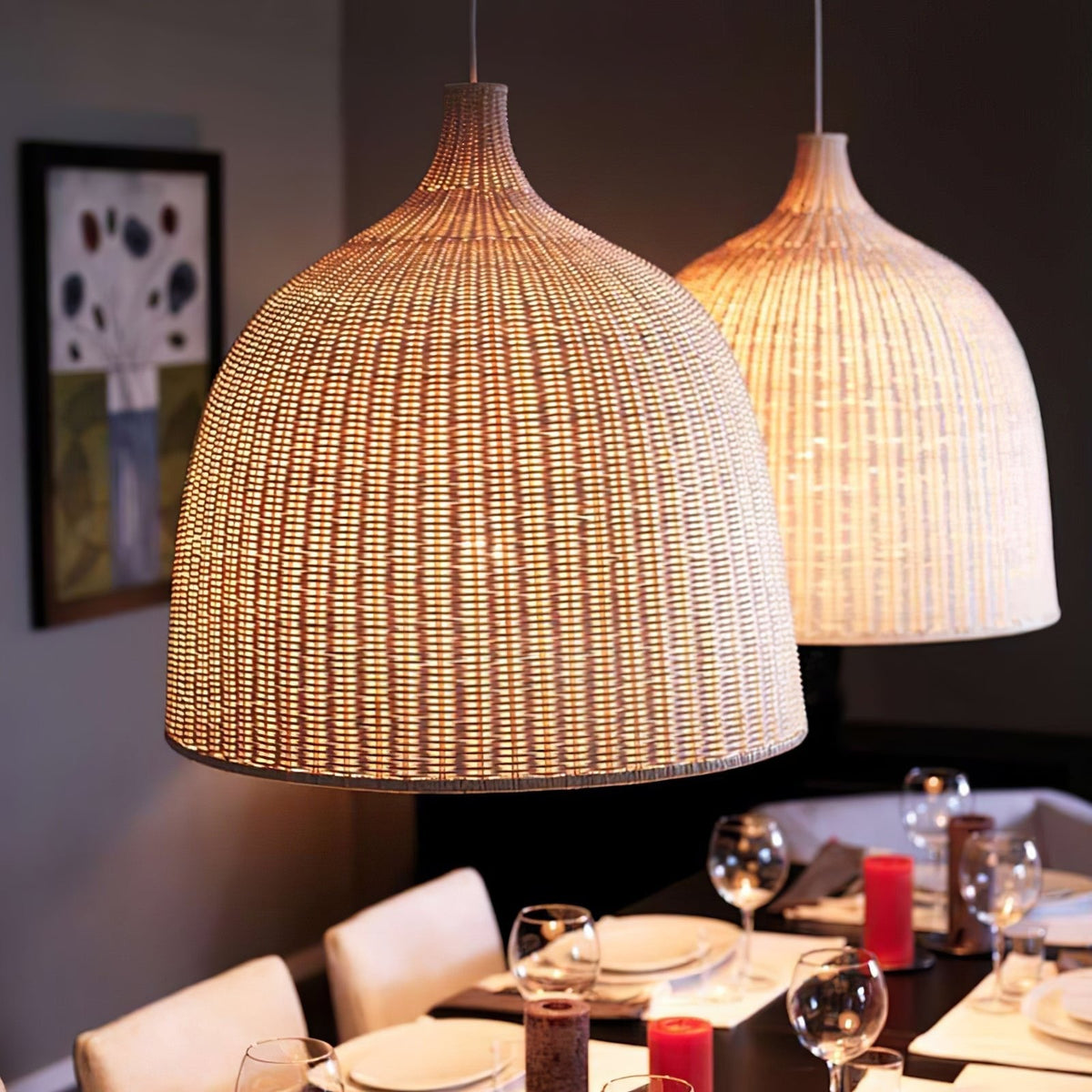 Ravisine Rustic Rattan Pendelleuchte