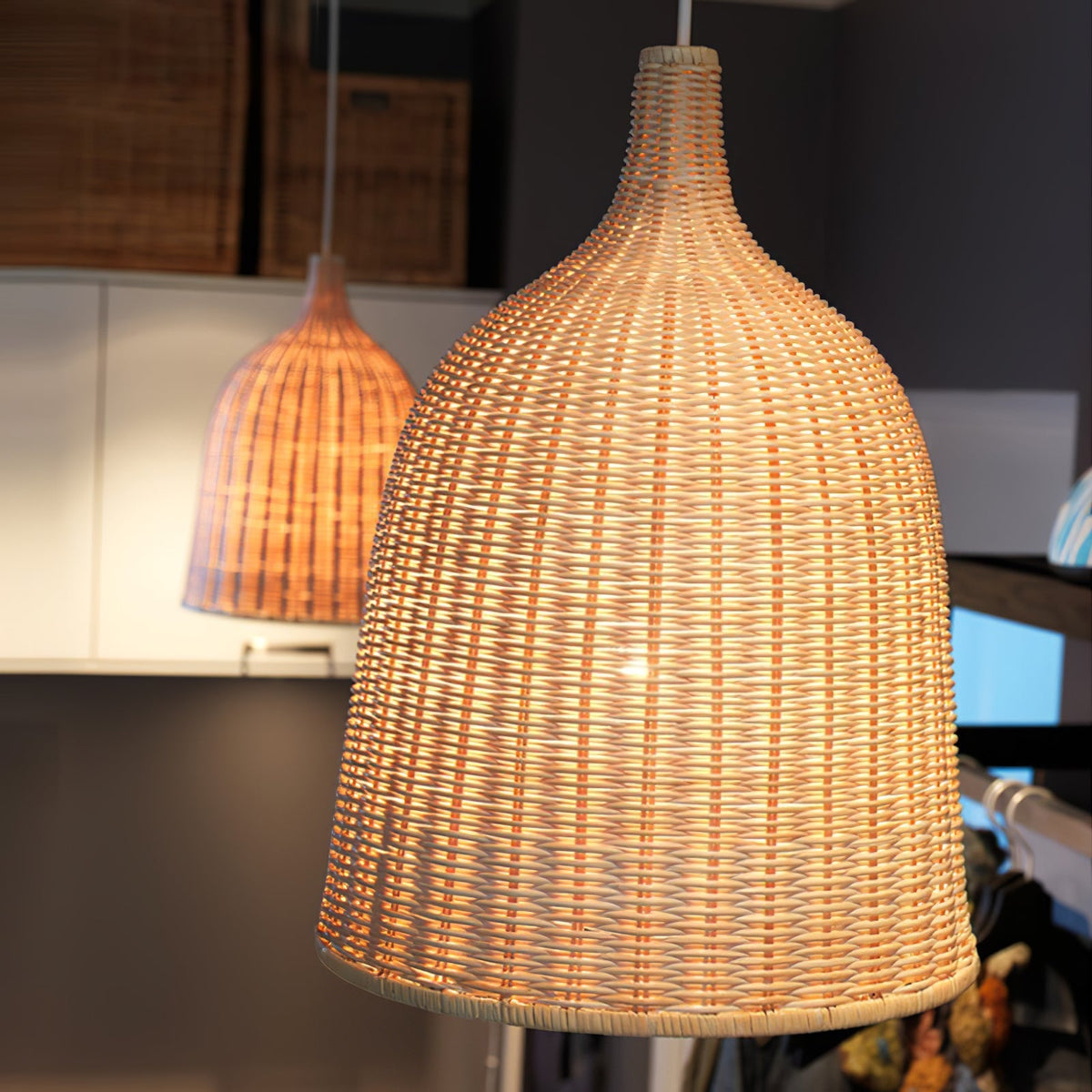 Ravisine Rustic Rattan Pendelleuchte