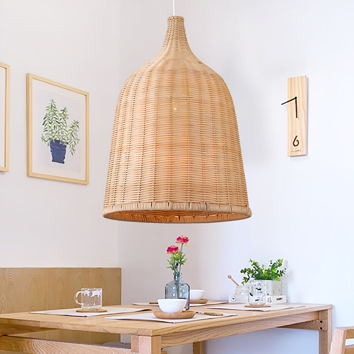 Ravisine Rustic Rattan Pendelleuchte