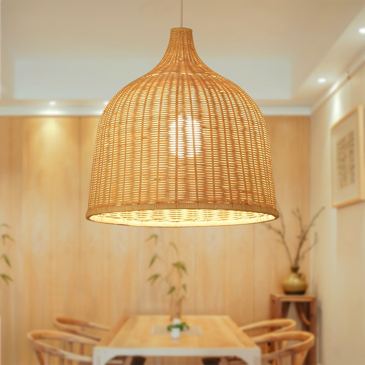 Ravisine Rustic Rattan Pendelleuchte