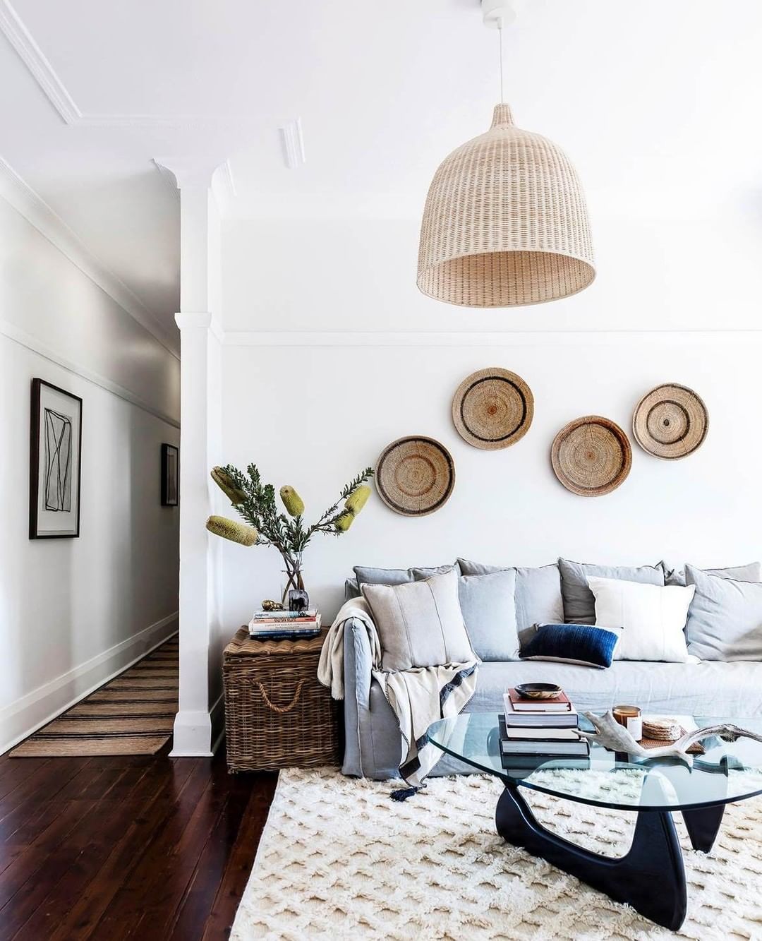 Ravisine Rustic Rattan Pendelleuchte