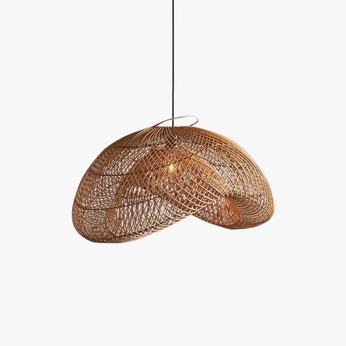 Averon Rattan Vintage Pendelleuchte