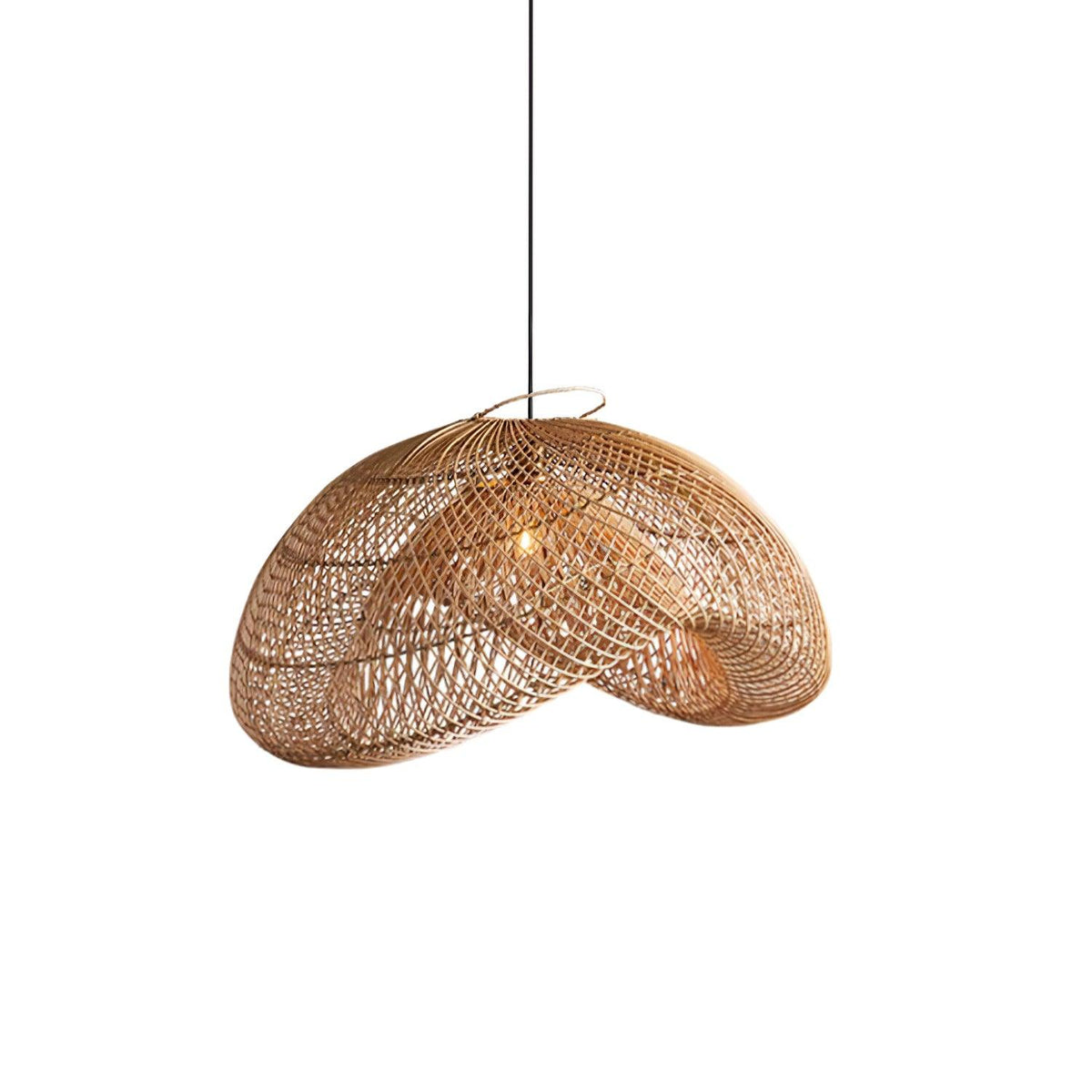 Averon Rattan Vintage Pendelleuchte