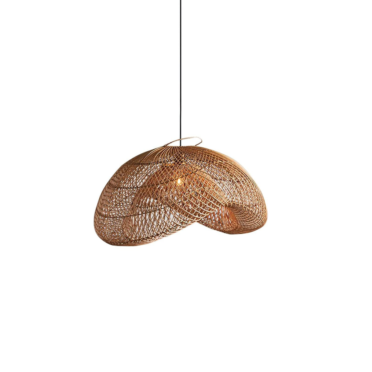 Averon Rattan Vintage Pendelleuchte