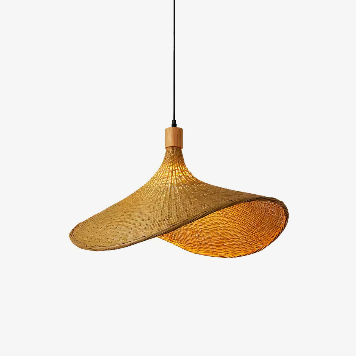 Marona Rattan Vintage Pendelleuchte
