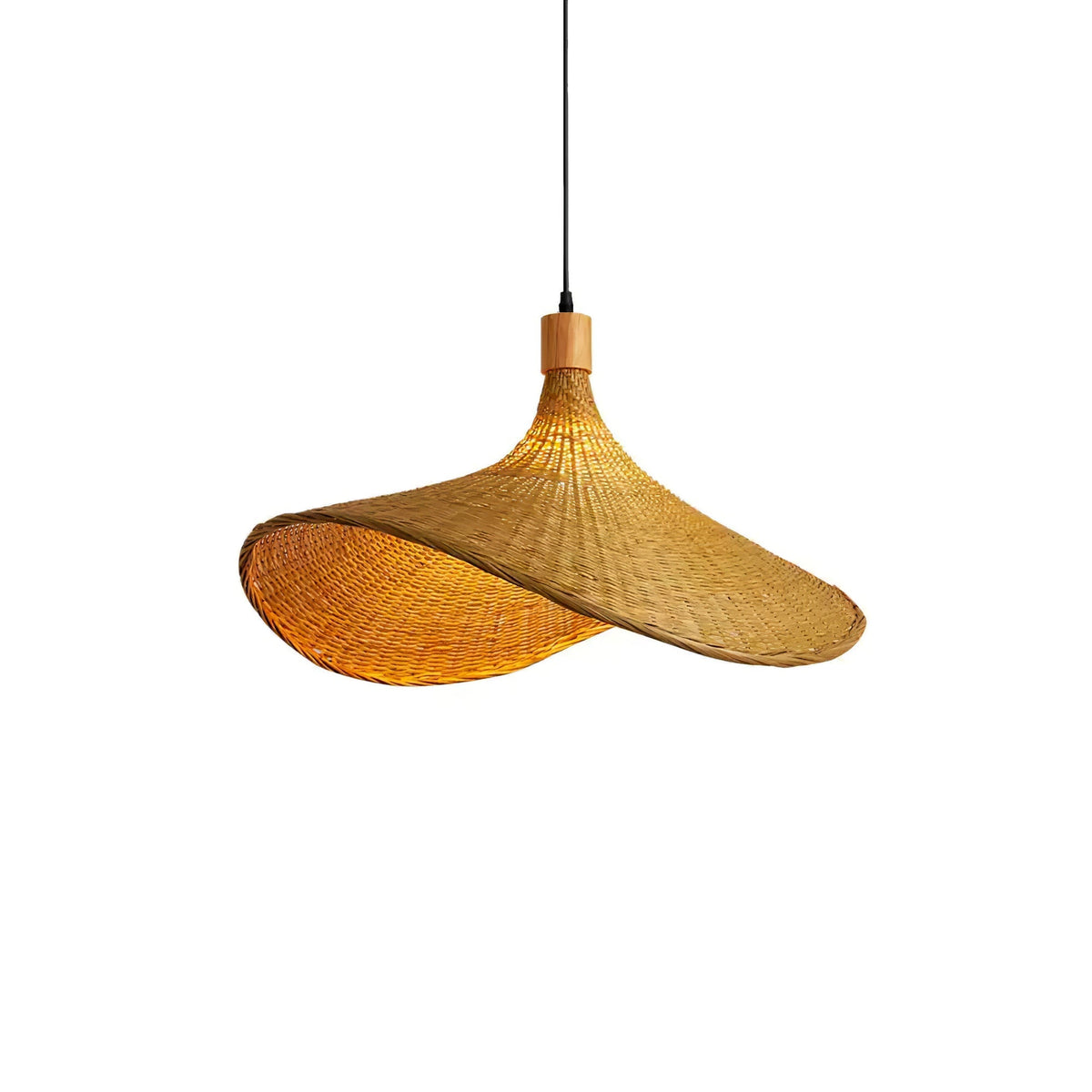Marona Rattan Vintage Pendelleuchte