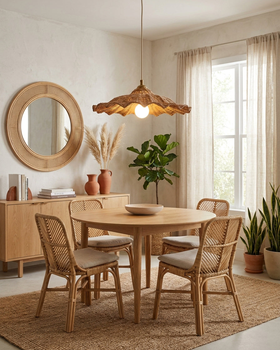 Canoiella Rattan Pendelleuchte