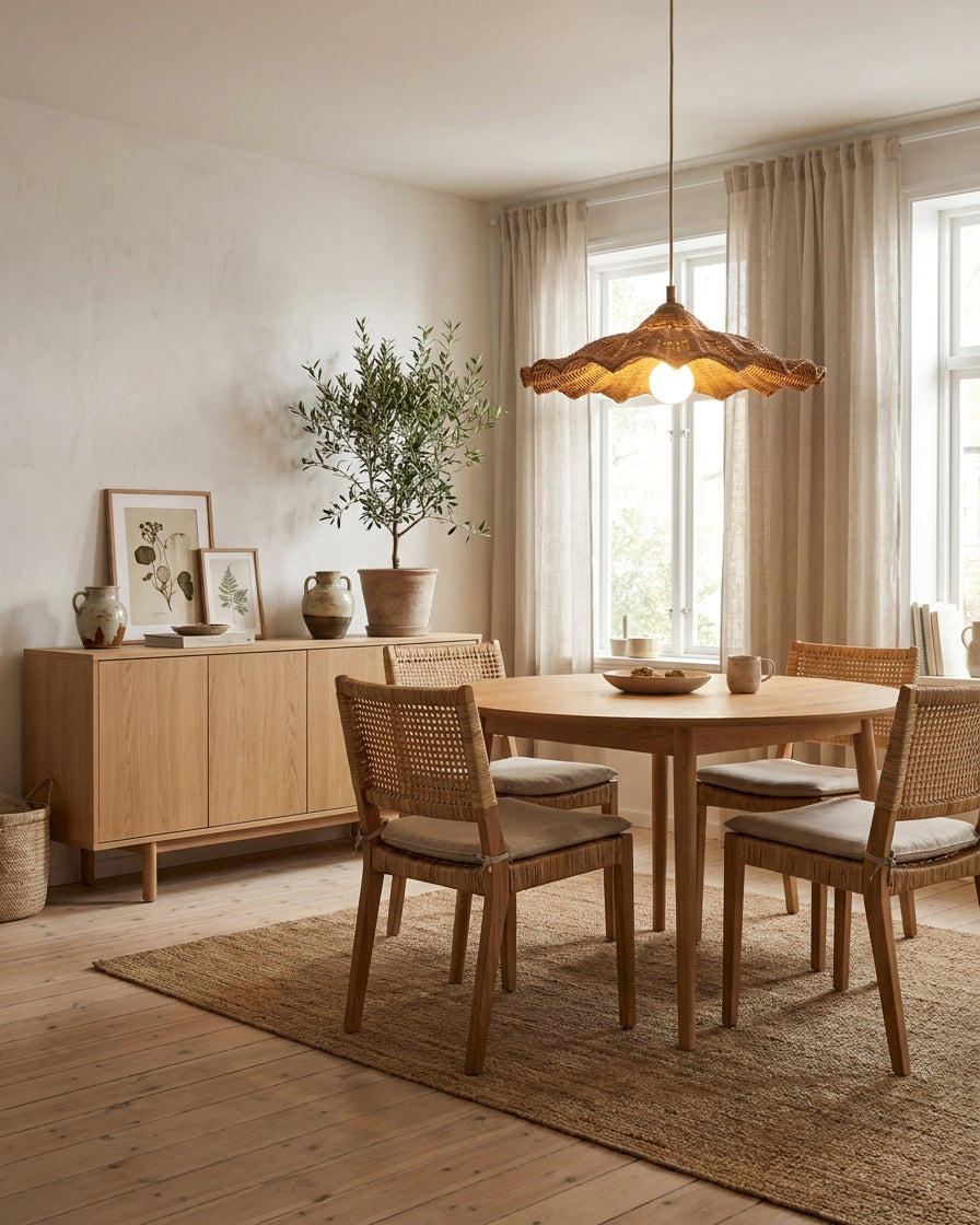 Canoiella Rattan Pendelleuchte