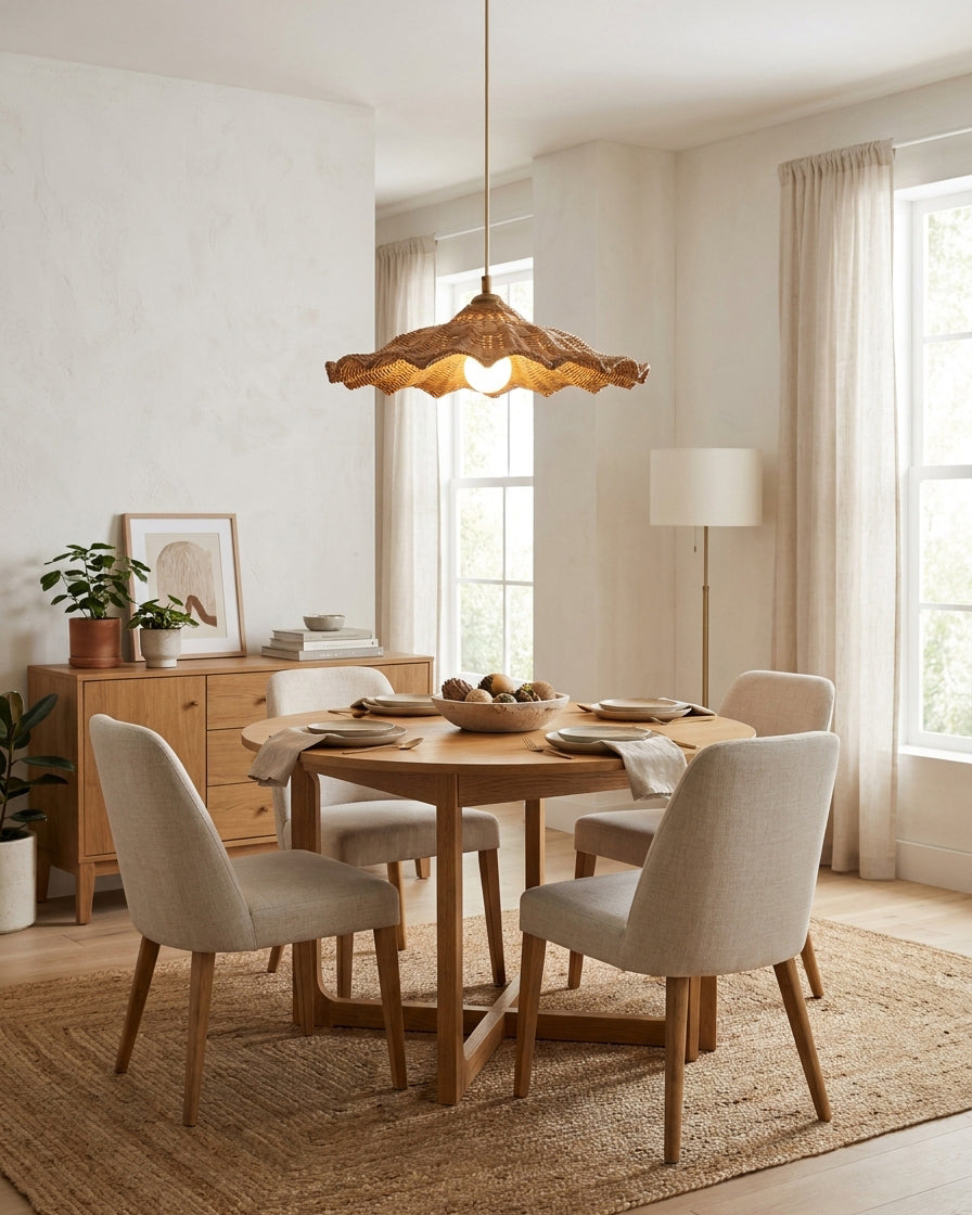 Canoiella Rattan Pendelleuchte