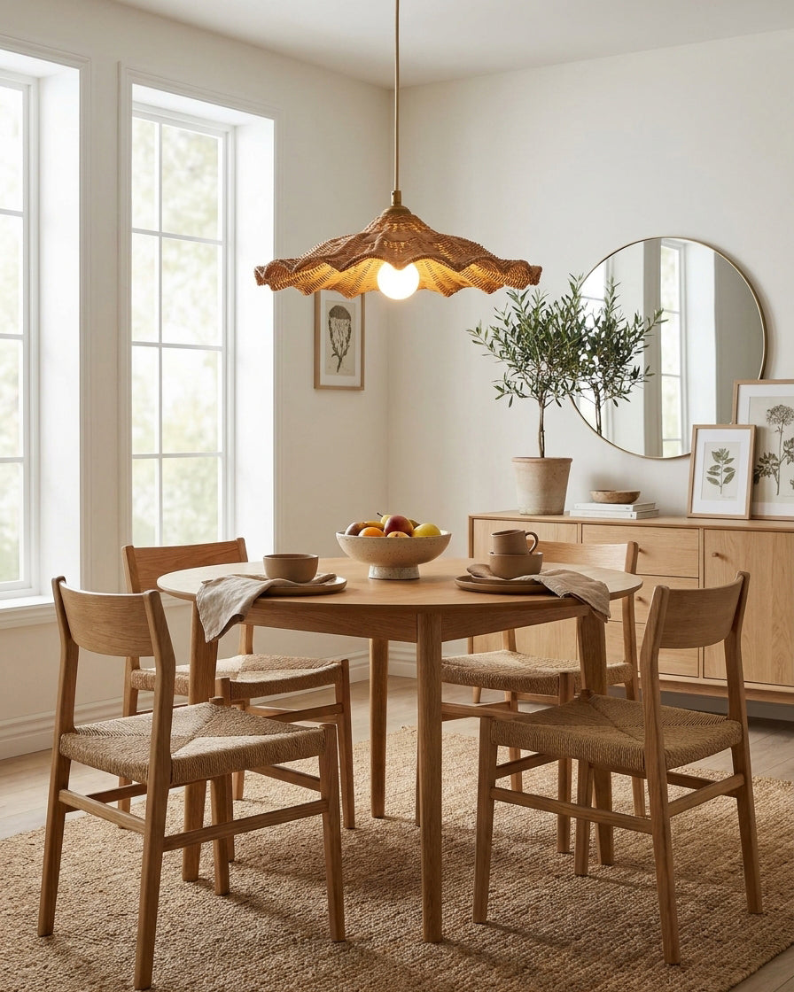 Canoiella Rattan Pendelleuchte
