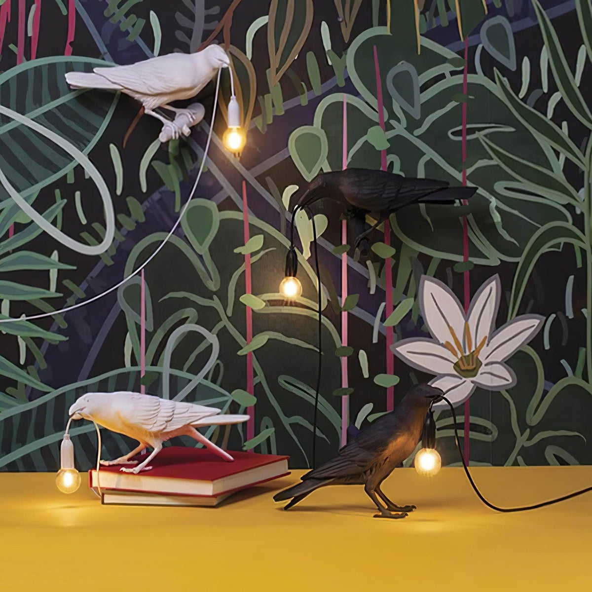 Evon Kunstharz-Tischleuchte Whimsical