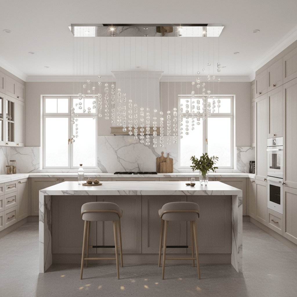 OreStone Grand Quartz Kristall Kronleuchter anpassbar