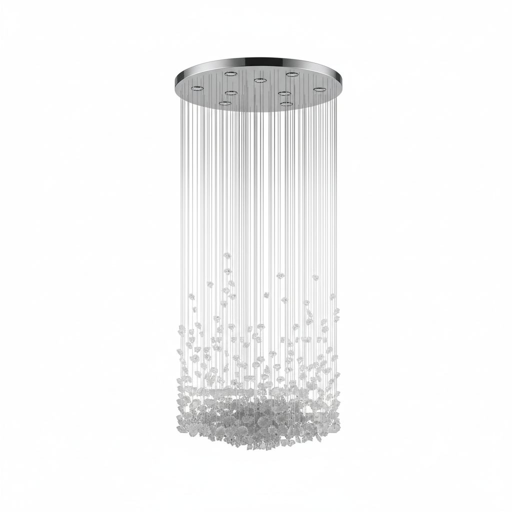 OreStone Grand Quartz Kristall Kronleuchter anpassbar