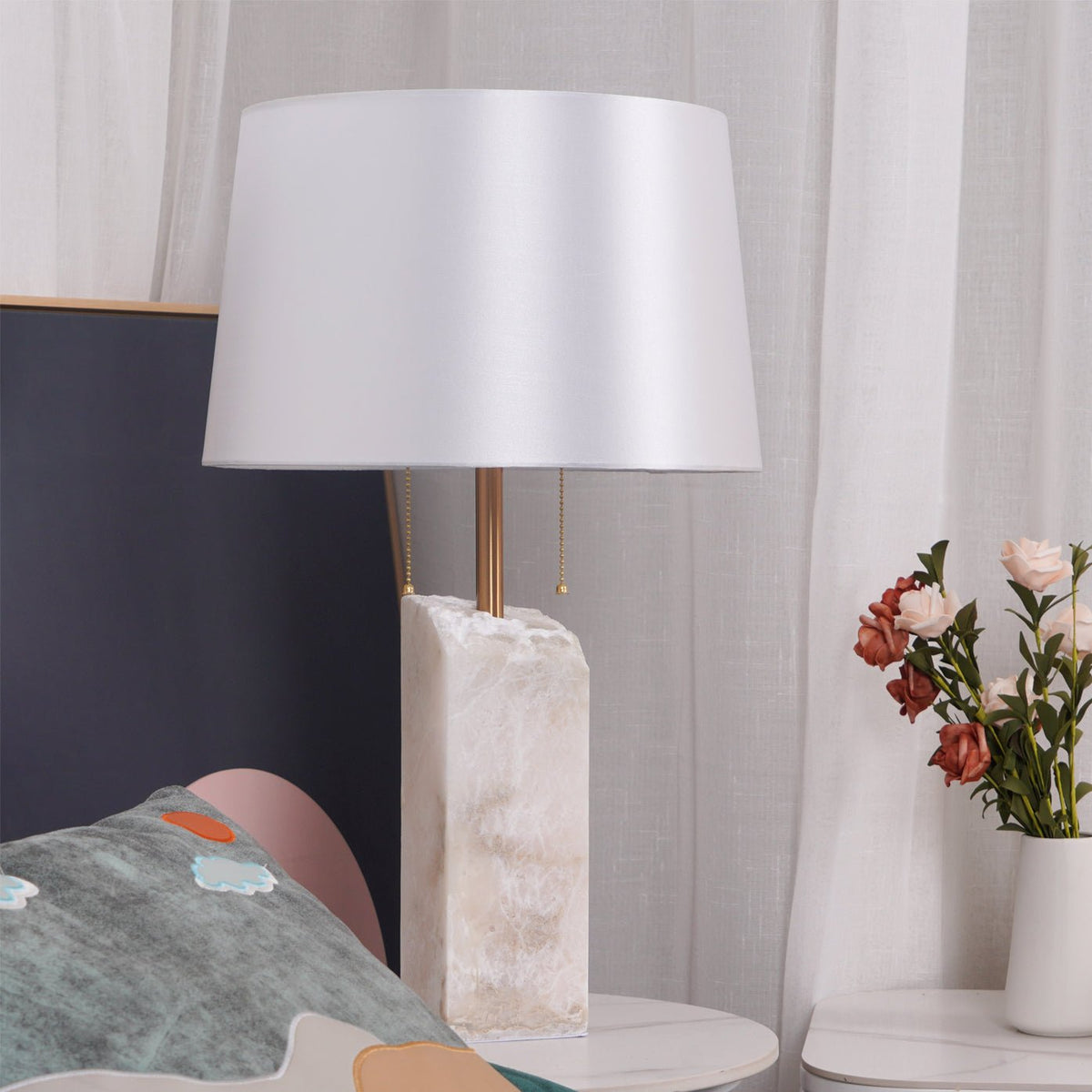 Gaveth Minimalistische Tischleuchte aus Alabaster
