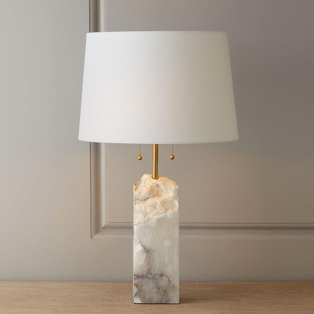 Gaveth Minimalistische Tischleuchte aus Alabaster