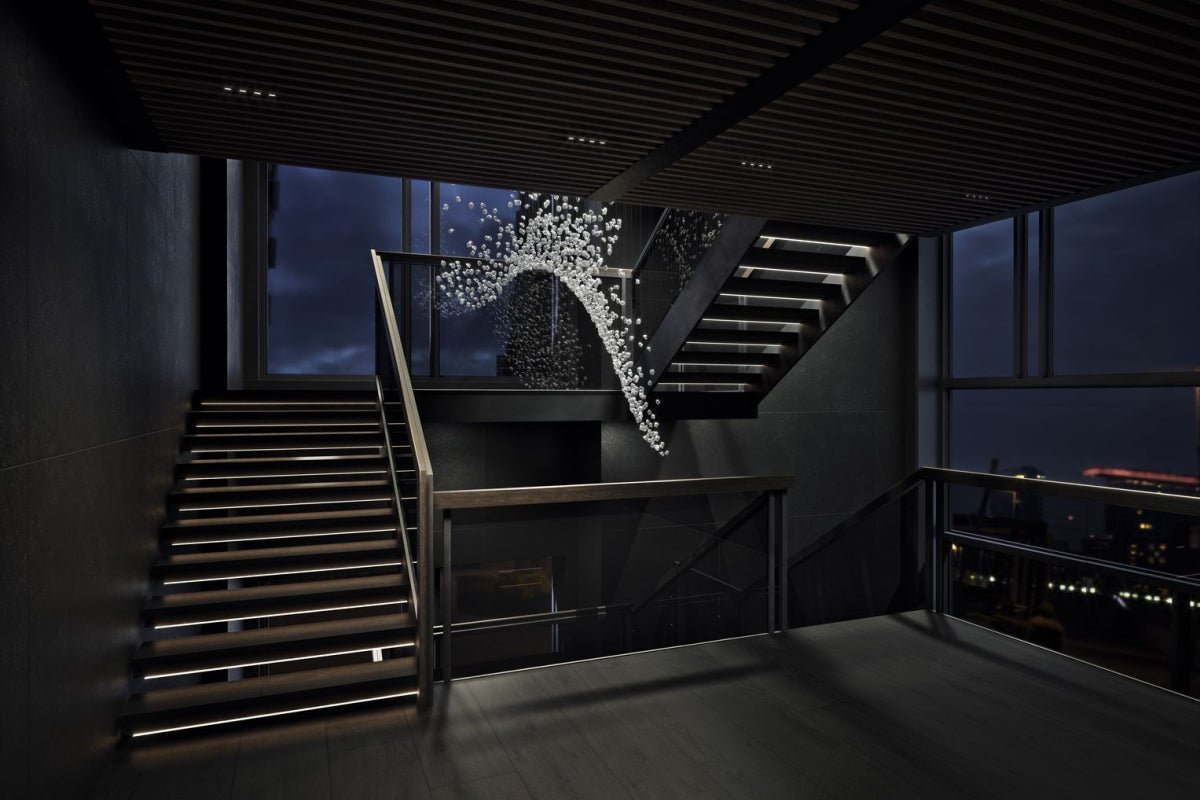 OreStone Grand Quartz Kristall Kronleuchter anpassbar