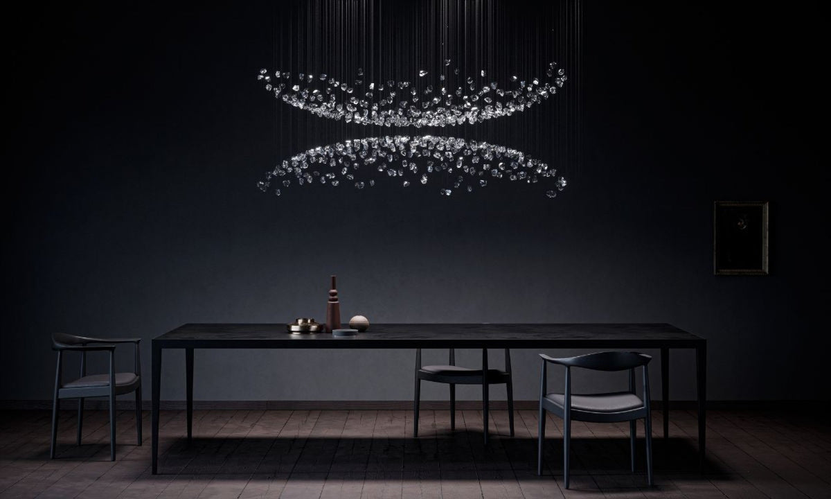 OreStone Grand Quartz Kristall Kronleuchter anpassbar