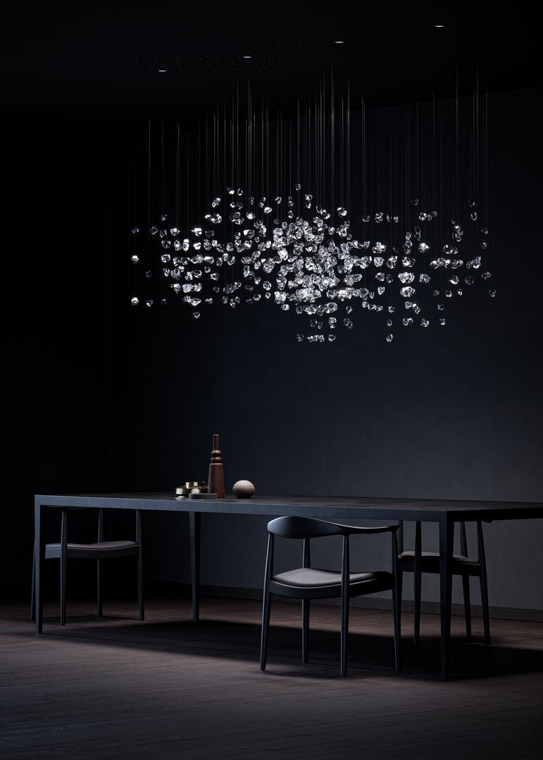 OreStone Grand Quartz Kristall Kronleuchter anpassbar