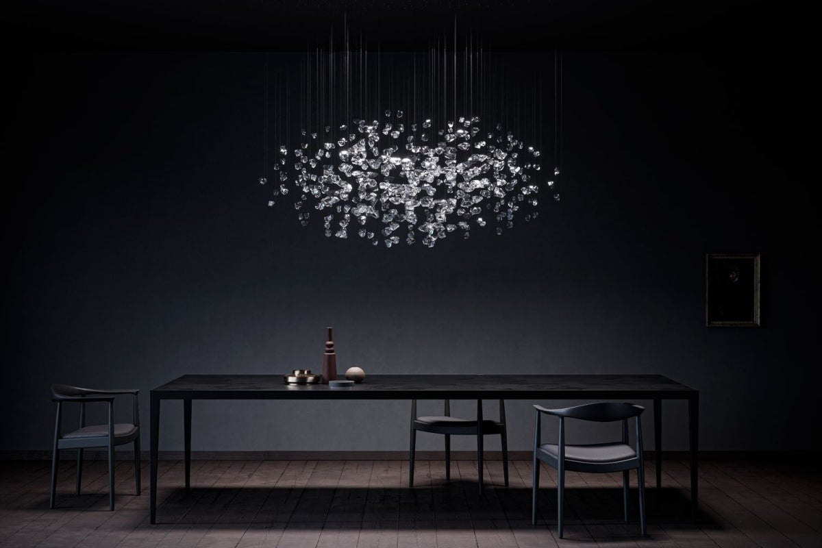 OreStone Grand Quartz Kristall Kronleuchter anpassbar