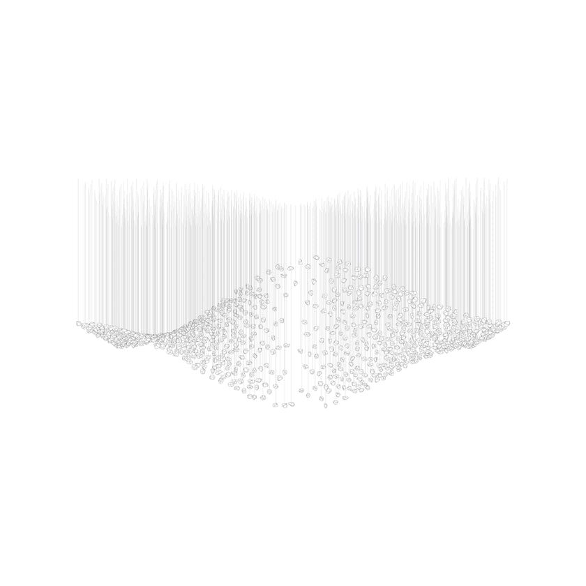 OreStone Grand Quartz Kristall Kronleuchter anpassbar