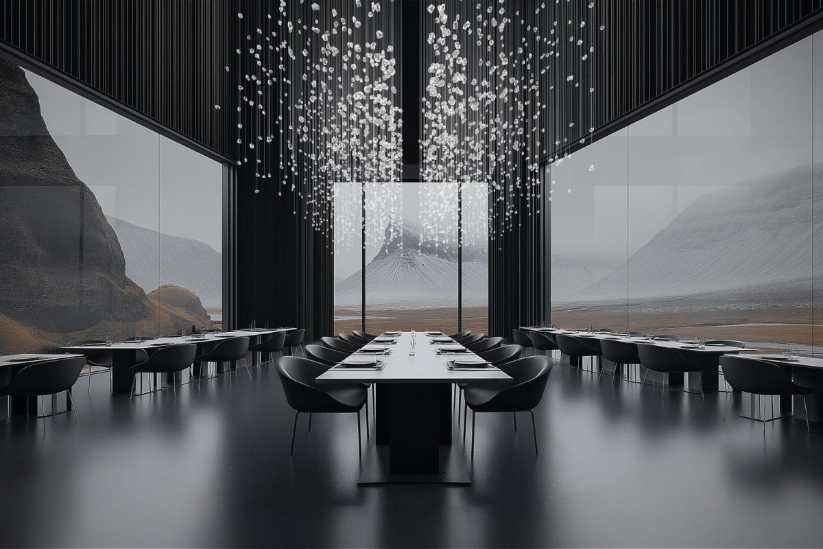 OreStone Grand Quartz Kristall Kronleuchter anpassbar