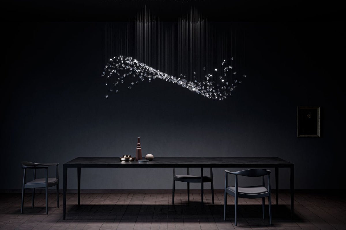 OreStone Grand Quartz Kristall Kronleuchter anpassbar