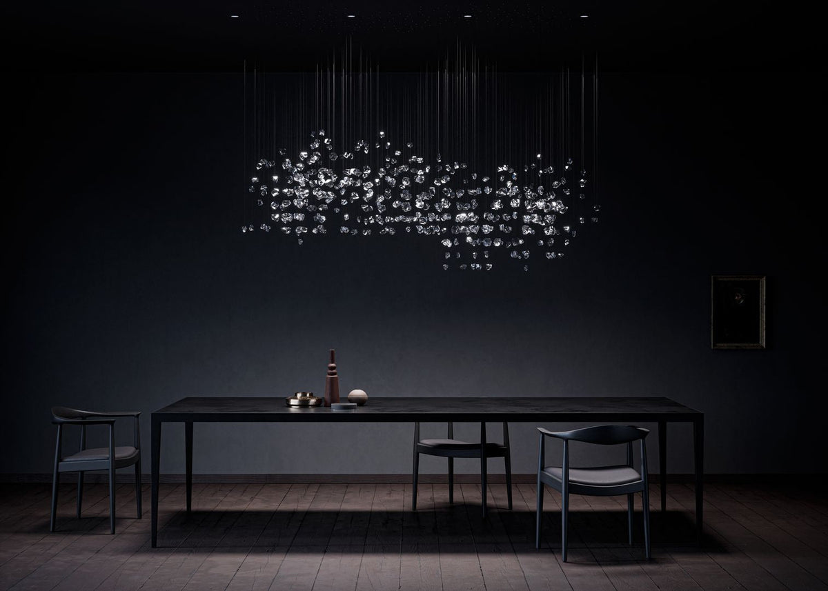 OreStone Grand Quartz Kristall Kronleuchter anpassbar