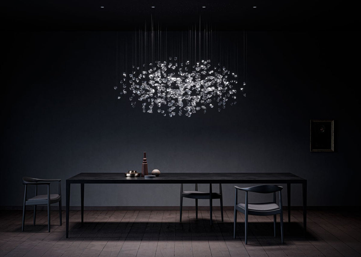 OreStone Grand Quartz Kristall Kronleuchter anpassbar
