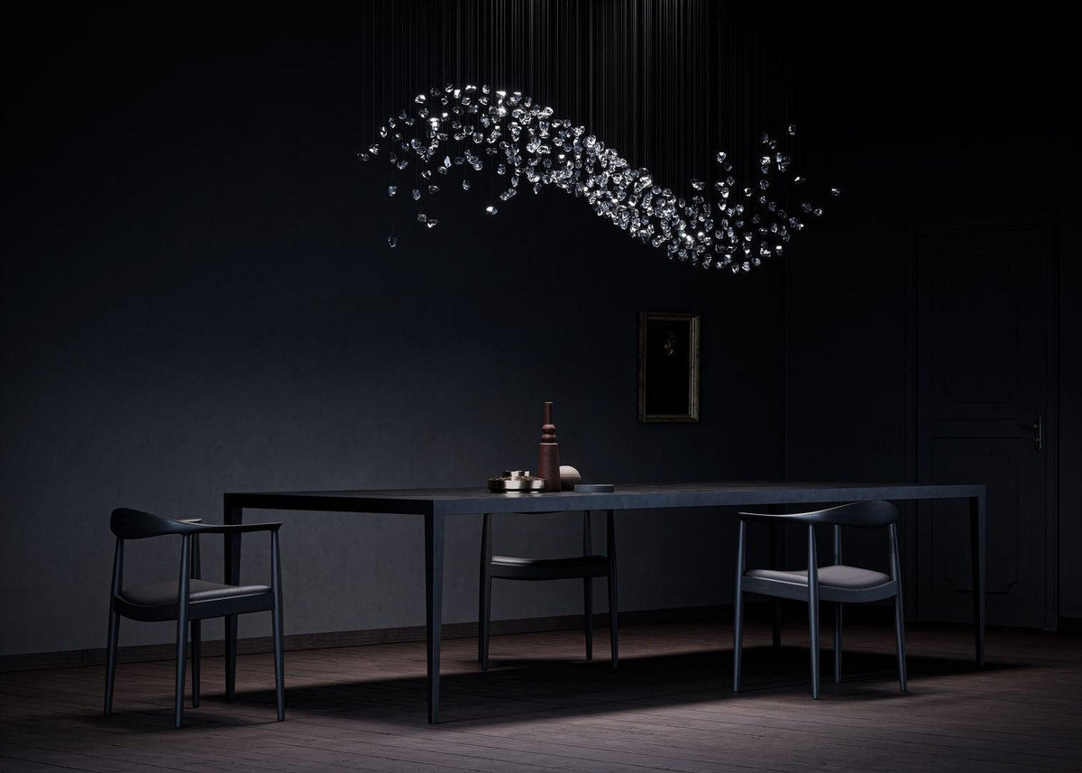 OreStone Grand Quartz Kristall Kronleuchter anpassbar