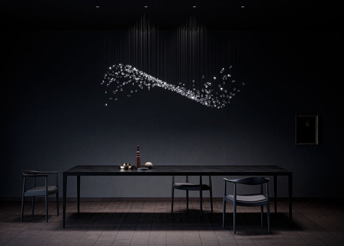 OreStone Grand Quartz Kristall Kronleuchter anpassbar