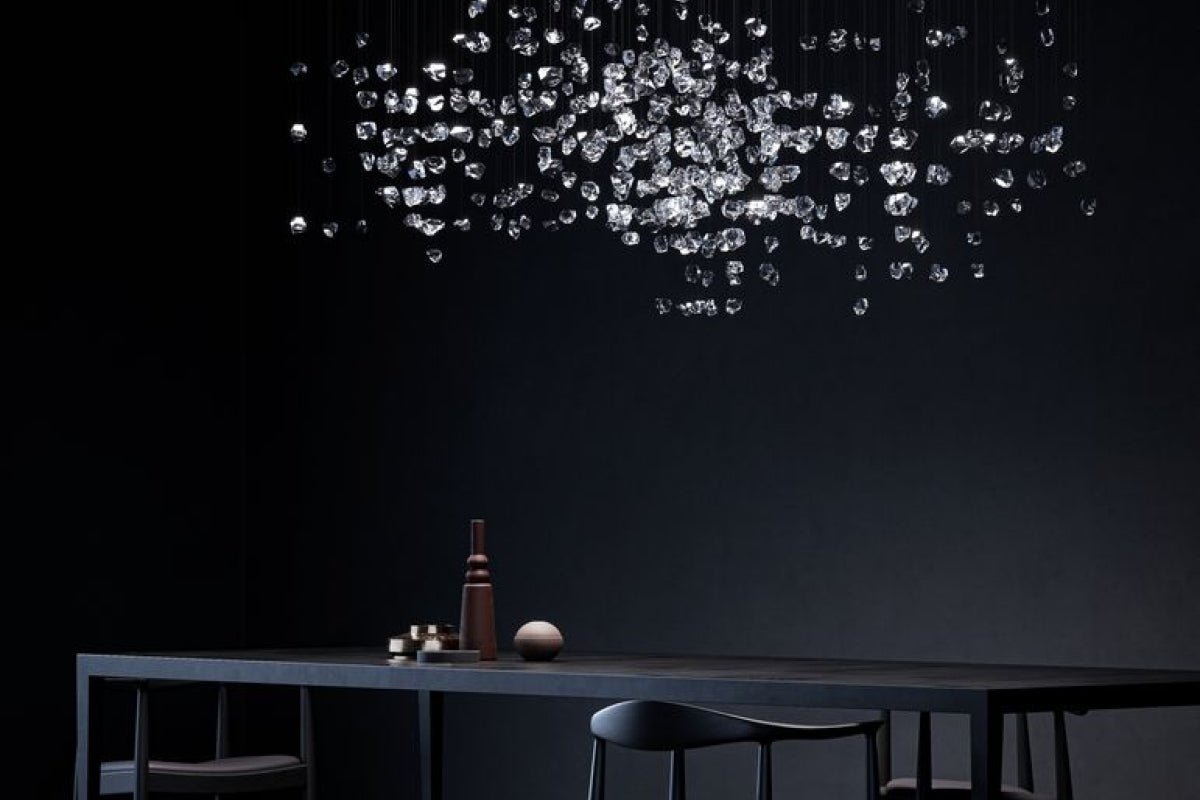 OreStone Grand Quartz Kristall Kronleuchter anpassbar