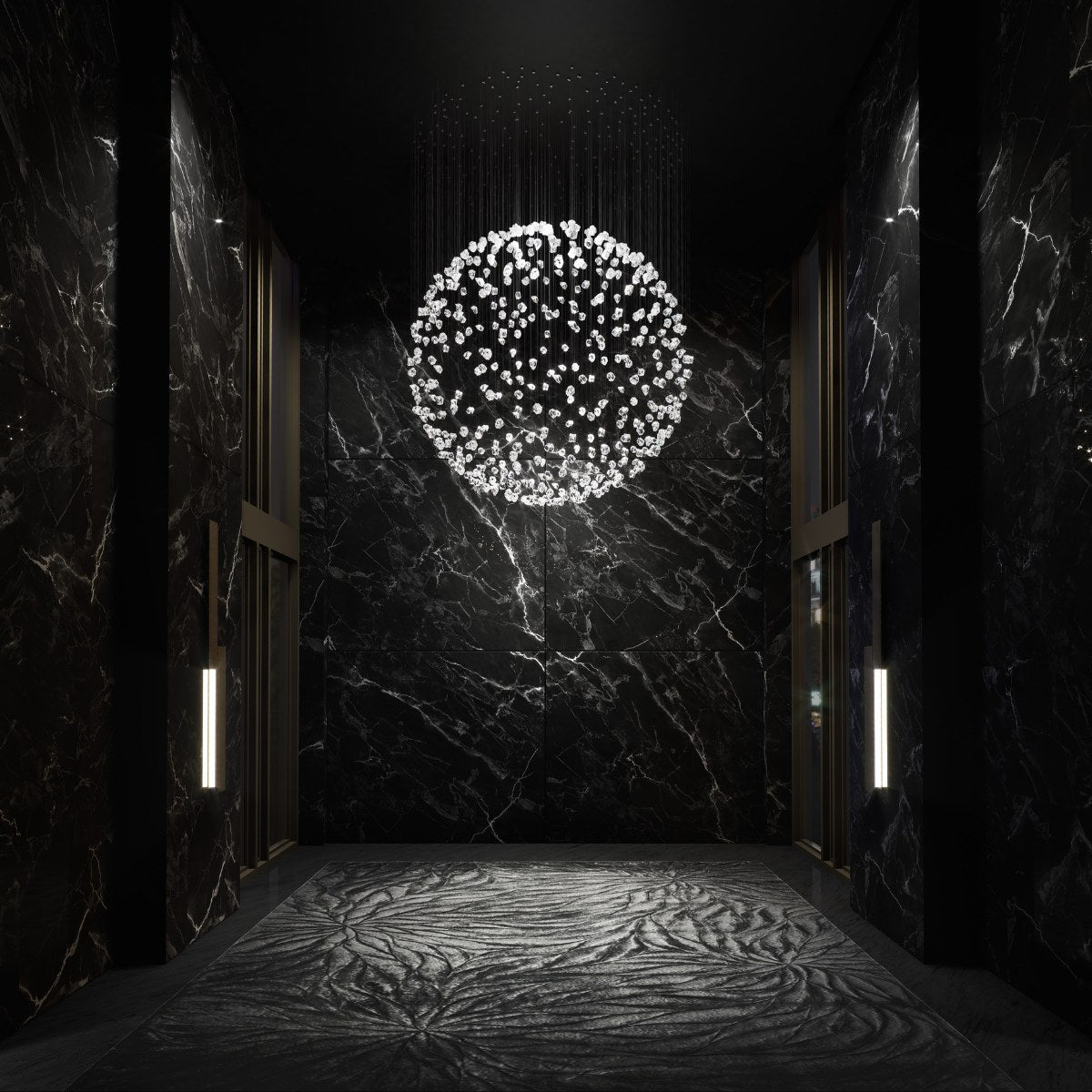OreStone Grand Quartz Kristall Kronleuchter anpassbar
