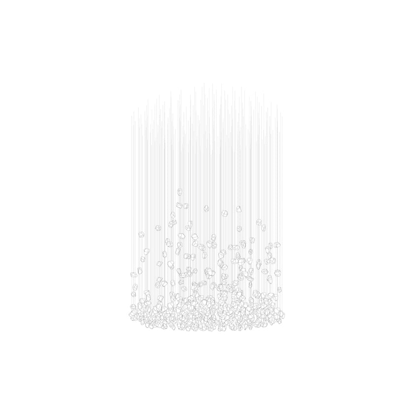 OreStone Grand Quartz Kristall Kronleuchter anpassbar