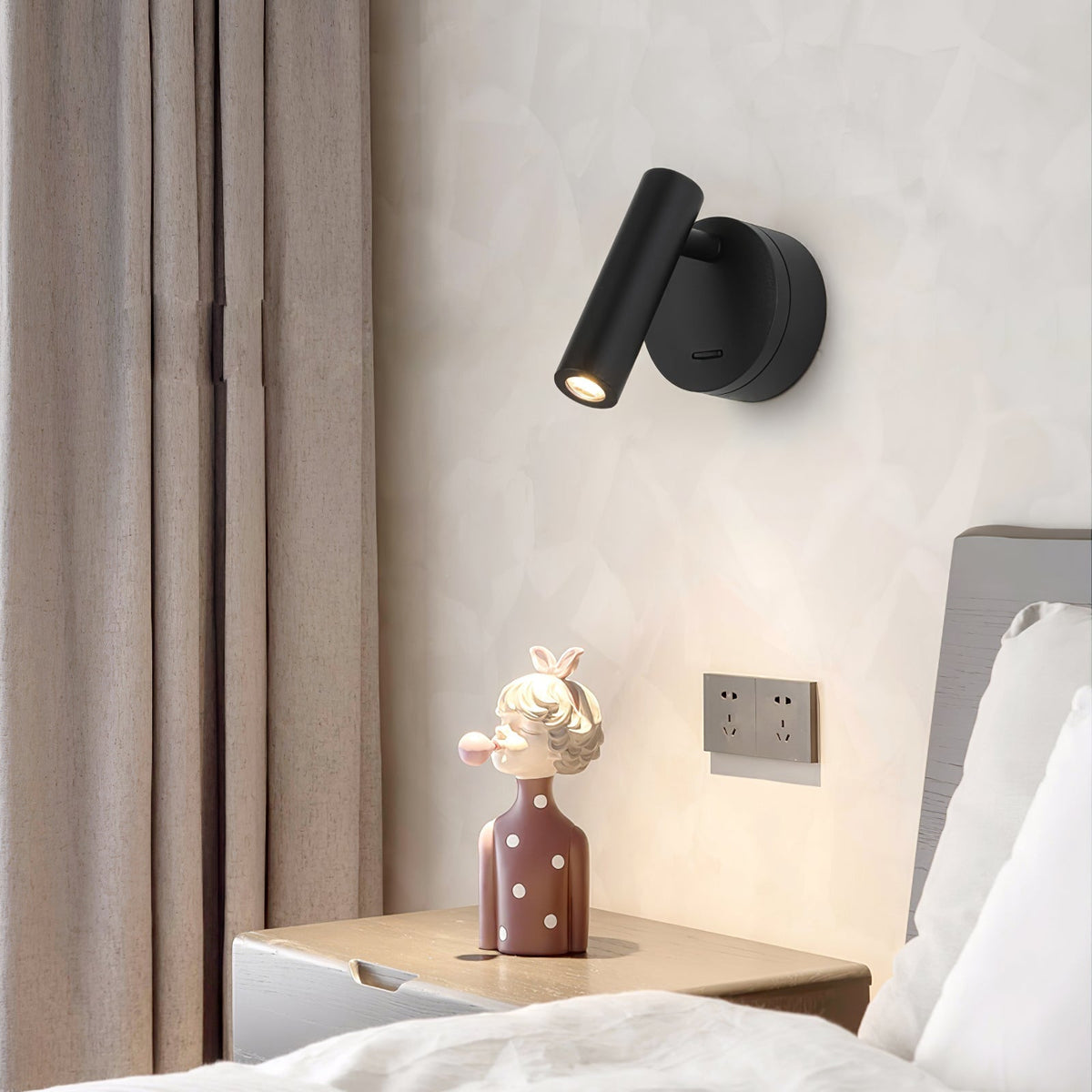 Cox Kunst Premium Leselampe LED Schlafzimmer Wandleuchte