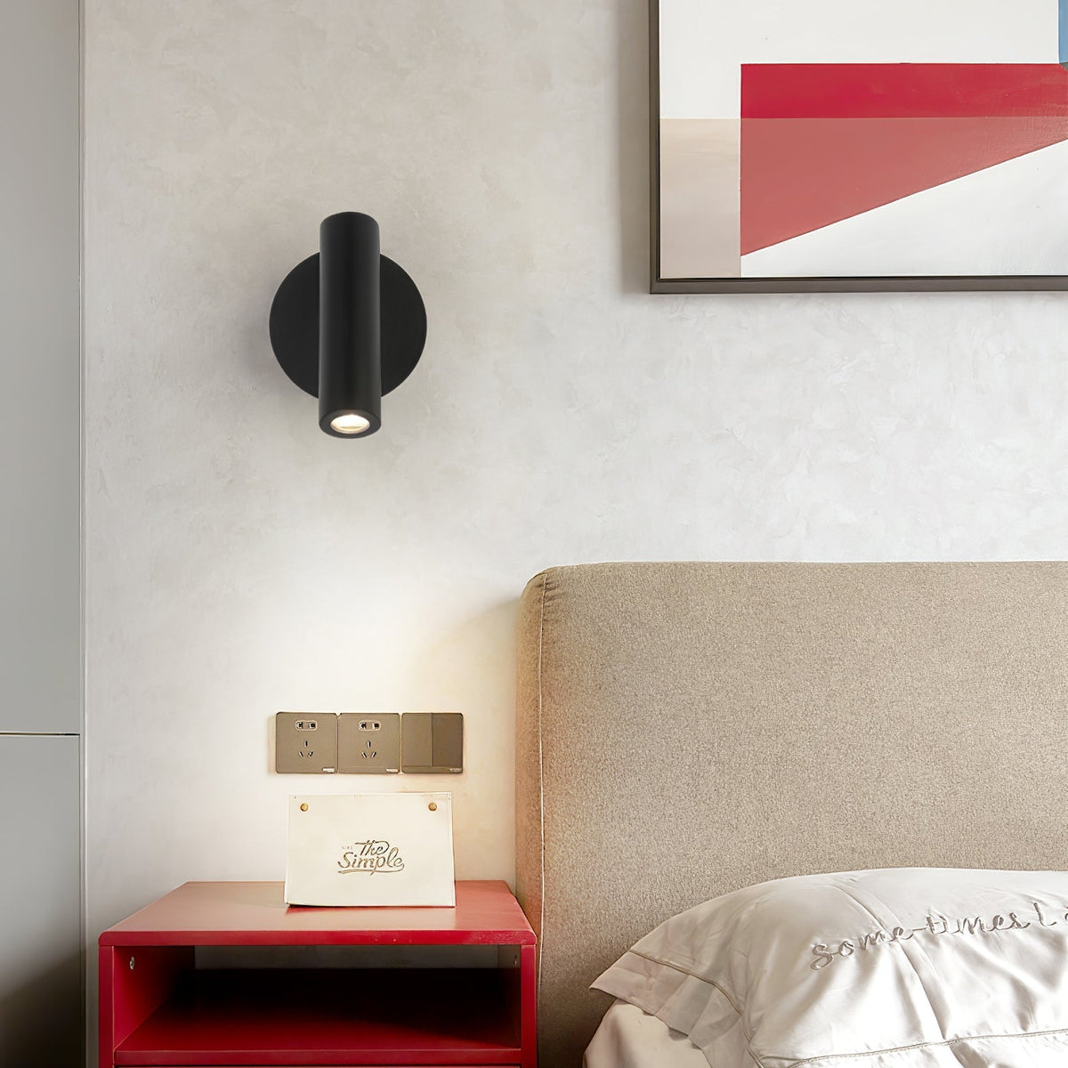 Cox Kunst Premium Leselampe LED Schlafzimmer Wandleuchte