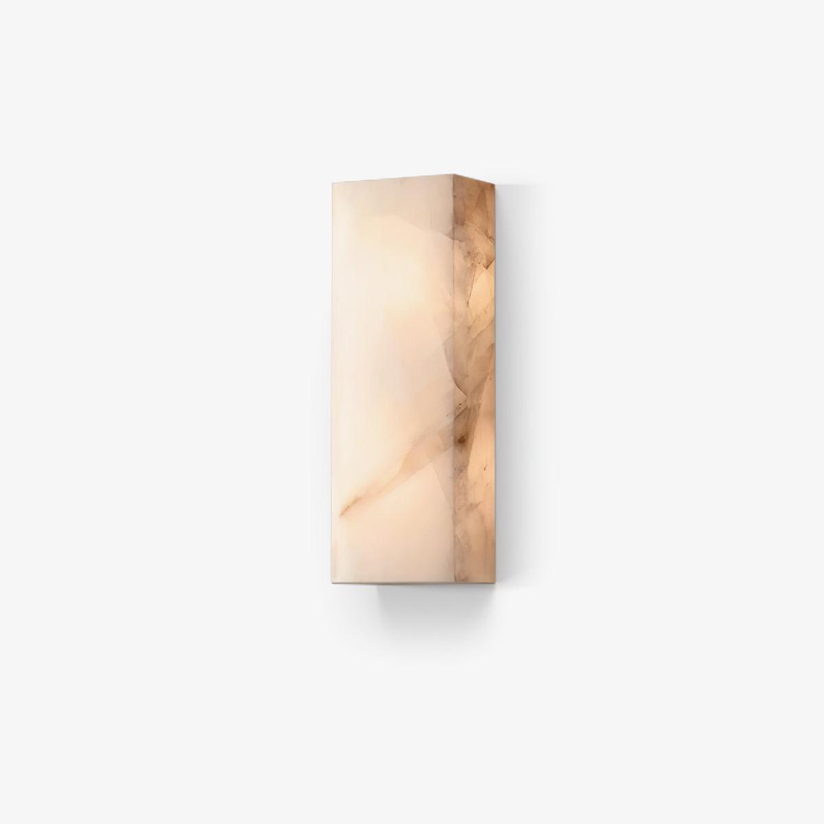Eirivise Minimalistische Alabaster-Außenwandleuchte
