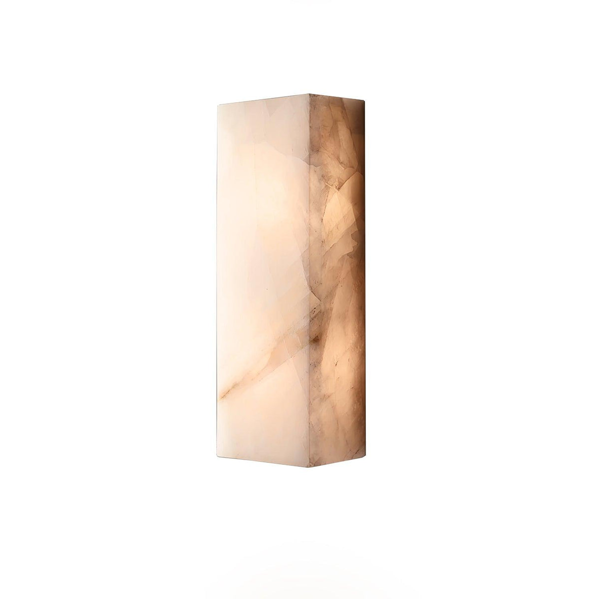 Eirivise Minimalistische Alabaster-Außenwandleuchte