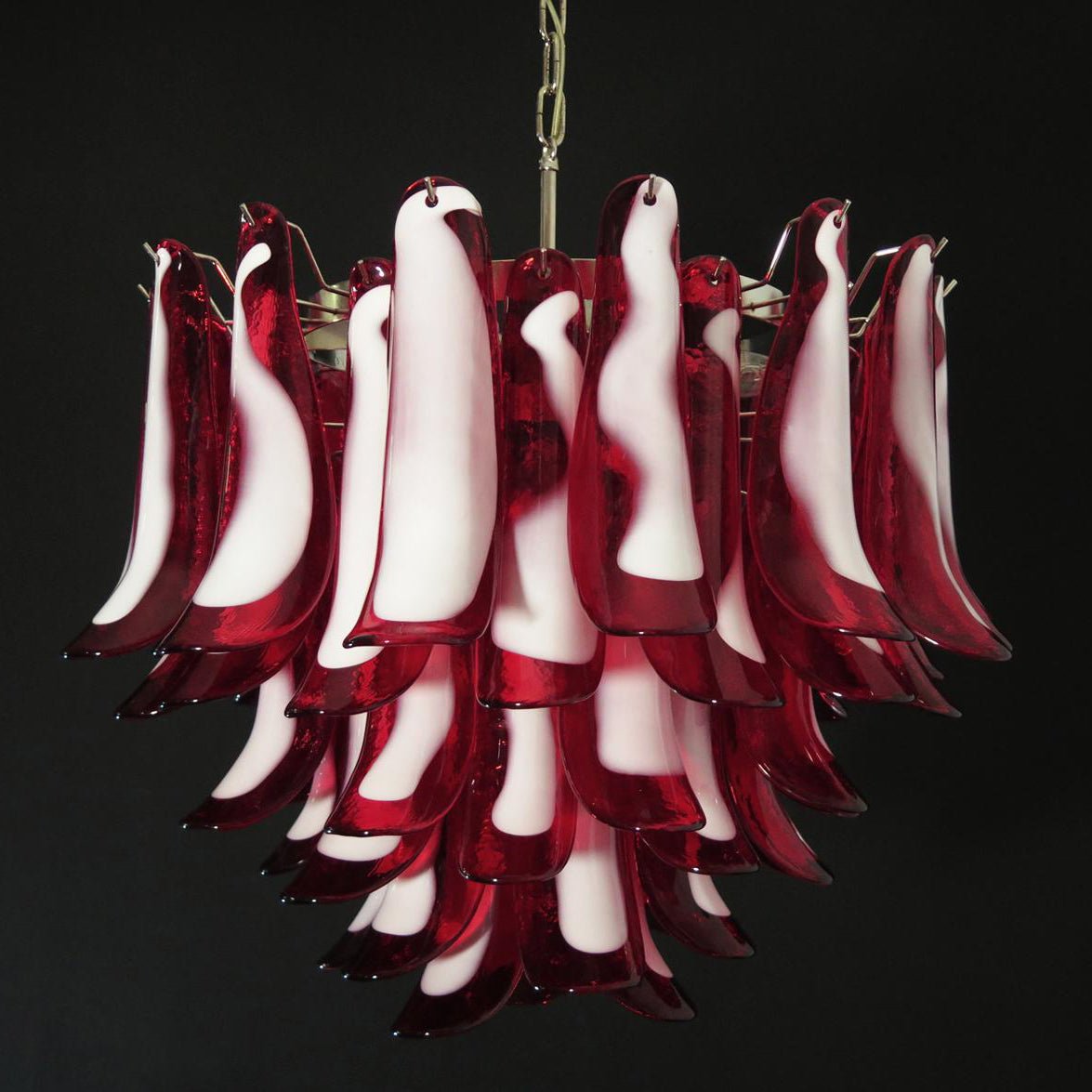 Teriaiel Kronleuchter rote Murano