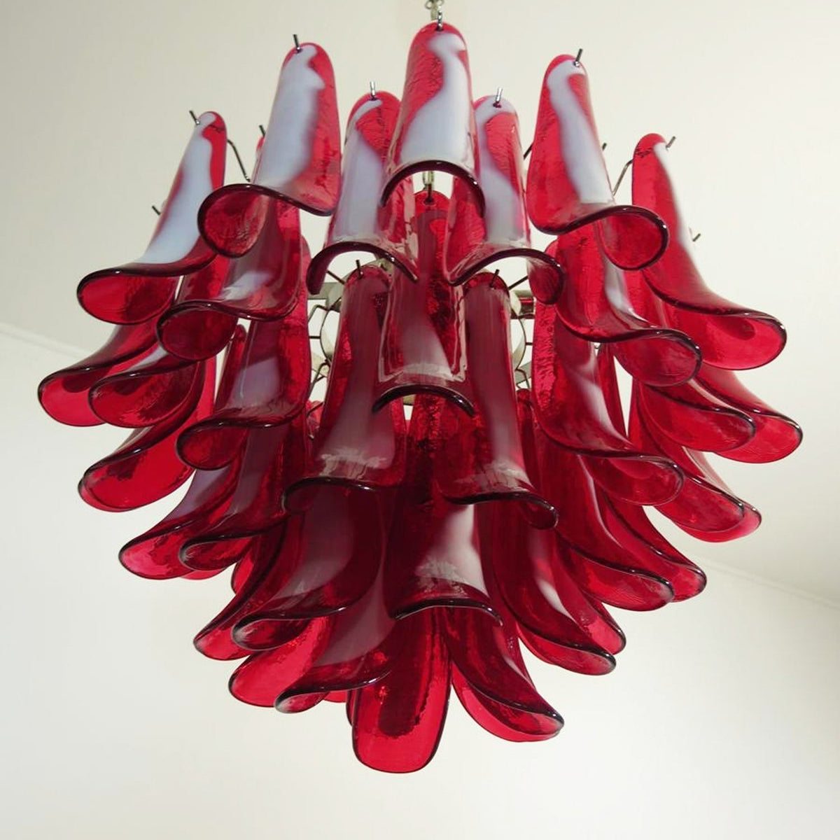 Teriaiel Kronleuchter rote Murano