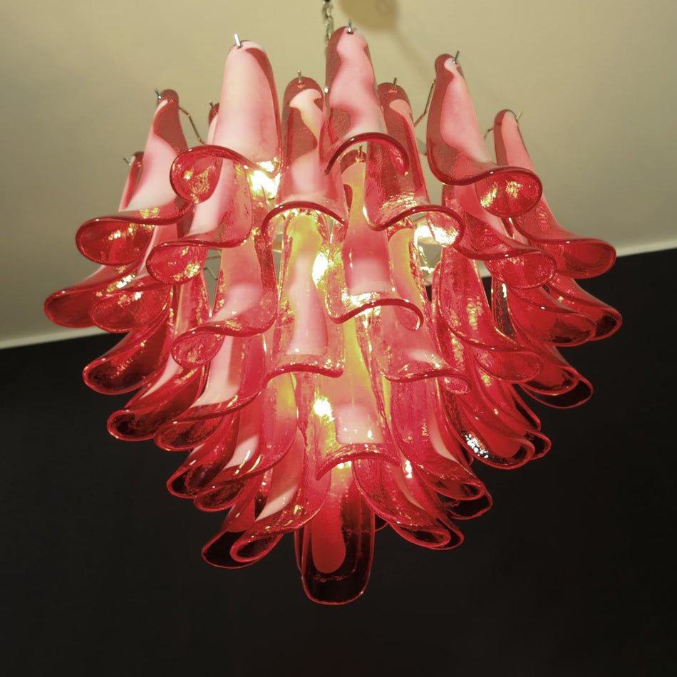 Teriaiel Kronleuchter rote Murano