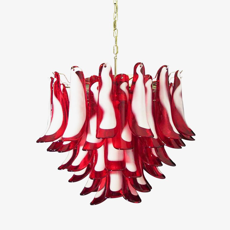 Teriaiel Kronleuchter rote Murano