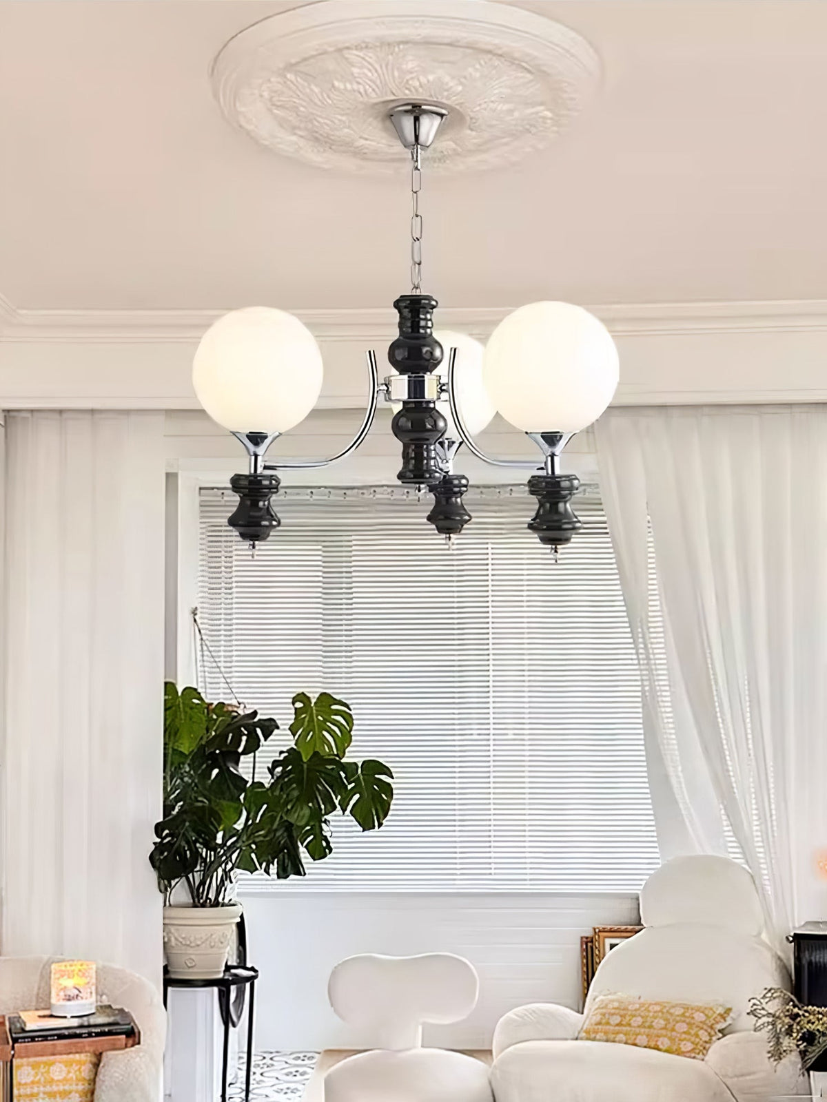 Miraena Kronleuchter Regal Orb mattiert